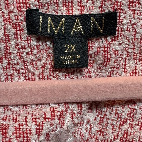 IMAN Global Chic Boucle Blazer 2X - Picture 6 of 8